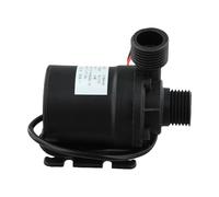 NiuLumea Pompe à eau 12 V/24 V 800 L/H Pompe à membrane haute pression pour poissons d'étang pour réservoir d'aquarium, moteur submersible étanche à faible bruit CC sans balais, pour plastique noir, 8