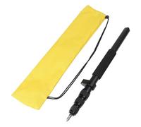 NiuLumea Poteau de centrage télescopique en alliage d'aluminium pour GPS, 52,2 à 149,9 cm, barre d'enquête portable avec 4 sections, pour noir