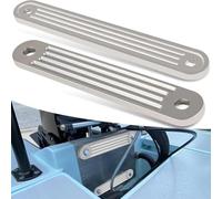 NiuLumea Pour ensemble de plaques de support de tableau arrière marin TSP-1 et TSP-2DP, supports de montage moteur en fonte d'aluminium 38,1 x 5,1 cm et 30,5 x 5,1 cm