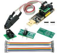 NiuLumea Programmateur de clip de test SOP8 pour puces série 24 25 | Sauvegarde, effacement, programme, fonctions d'étalonnage, interface USB, transfert de données rapide, compatible PC