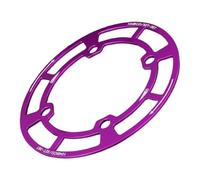 NiuLumea Protection de plateau de vélo 104BCD en aluminium 32T/34T/36T, couvercle de disque avec manchette anti-enroulement, 158 x 158 mm, 63 g