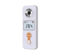 NiuLumea Réfractomètre numérique rechargeable de 0 à 53 %, haut pour compteur Brix avec écran LCD rétroéclairé, ATC Home Brewing Coffee (STD-32A)