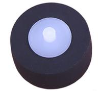 NiuLumea Rouleau de pincement pour magnétophone à cassette 13 x 6 x 2 mm, pour réparation de roue de courroie axiale, audio noir pour pièce de rechange