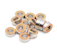 NiuLumea Roulements à billes en acier inoxydable 10 x 15 x 4 mm, ABEC 5, cage HSR, lot de 10 applications haute vitesse