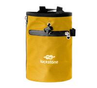 NiuLumea Sac à craie pour escalade et haltérophilie, tissu Oxford 420D avec design anti-fuite, intérieur doublé en polaire, 2 poches, ceinture réglable (bleu)