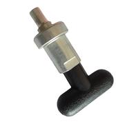 NiuLumea Sourcingmap Lot de 1 goupille de traction pour équipement de fitness, avec ressort en acier, filetage M30 x 10, longueur 93 mm, argent