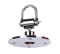 NiuLumea Speed Bag Swivel MMA Poire Punching Ball Base Hook, 360 Degrés Rotation, Acier Inoxydable, Léger & Portable, Haute Charge et Résistant à l'abrasion, 9,5 cm (3,74"), 460g