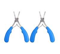 NiuLumea Subtler Lot de 2 pinces à sertir en acier inoxydable pour bouteille 15 cm Design bouche tordue Forte adhérence avec dureté élevée Résistant