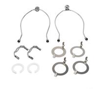 NiuLumea Support d'abat-jour amovible de 25,4 cm pour lampes de table | Fabriqué en fer robuste ; galvanoplastie pour résister à la rouille ; prend en charge une durabilité et un style durables