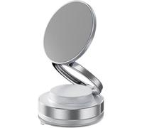 NiuLumea Support de téléphone de voiture avec forte aspiration sous vide et rotation à 360 degrés pour iPhone 16 15 14 12 en alliage métal support pare-brise tableau de bord verre noir