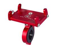 NiuLumea Support de téléphone en alliage d'aluminium pour guidon de vélo, réglable de 65 à 95 mm de largeur, pour guidon de 22,2 à 31,8 mm, boutons d'accès dégagés et prise casque