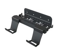 NiuLumea Support mural pour Nintendo Switch 2, support de rangement compact pour console avec manette et cartouche de jeu, construction en fer + ABS, 8 x 5 x 22 cm, noir