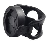 NiuLumea Support pour ordinateur de vélo, Bryton, Wahoo - Support d'extension de potence avec rotation à 360°, pour guidon de diamètre 28-45 mm, pour base en plastique noir avec sangle, 10,5 x 2,4 cm