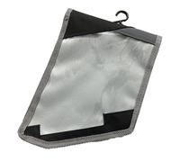 NiuLumea Surfboard Fin Case Wallet Three Piece Tail Gouvernail Sac de rangement en nylon Noir 19,5 x 26,5 cm (pour taille M)