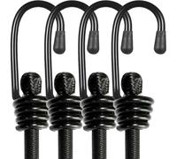 NiuLumea Tendeurs élastiques robustes avec crochets - Résistance à la traction de 35 kg - Attache extensible pour moto, vélo, camping