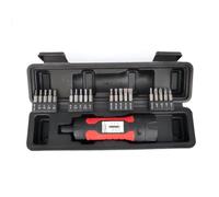 NiuLumea Tournevis dynamométrique préréglé manuel, entraînement 6,35 mm, réglable 10C65 inlb, acier carbone + ABS, clic sonore et poignée ergonomique antidérapante