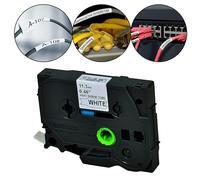 NiuLumea Tube thermorétractable pour machine à étiqueter 11,7 mm, série forPT-E300/PT-E300VP/PT-E550W, marquage des câbles et des fils en polyoléfine