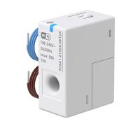 NiuLumea Tuya Compteur d'énergie WiFi, moniteur de puissance en temps réel 1-50 A avec tension, courant, suivi de la température et exportation de données pour Excel