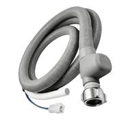 NiuLumea Tuyau d'entrée de lave-vaisselle gris 185 m avec vanne d'arrêt intégrée A02V compatible Aquastop