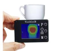 NiuLumea VisibleIR B18 Imageur thermique avec résolution 32 x 24 et lumière visible pour Fusion, écran 1,8", type de charge, inspection domestique et entretien électrique