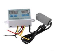 NiuLumea XK-W1099 Contrôleur électronique pour gestion simultanée de la température et de l'humidité avec boîtier ABS (110-220 V)