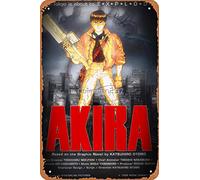 NIUMOWANG Plaque en métal - Affiche du film Akira - Affiche en étain foncé 30,5 x 20,3 cm