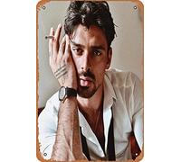 NIUMOWANG Plaque en métal - Michele Morrone Poster en étain 30,5 x 20,3 cm