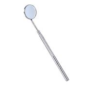 Niunion Miroir Dentaire, Miroir de Maquillage Miroir à Cils en Acier Inoxydable pour vérifier l'outil de Nettoyage d'inspection des Cils et des Dents