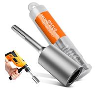 Niuny Bouterolle d'enfoncement SDS-Plus ø16.5 mm Douille en Acier Outil électrique de Pilote de Tige de Terre Amovibled Piquet de Terre pour Tiges de Terre de Forage à Marteau Rotatif