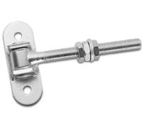 Niuny Charniere Porte Lourde 2pcs CharnièRes De Portail M12 Charniere Inox Reglable Gond Portail Acier Inoxydable Avec Des Vis Pour Portails De Jardin Portails De Clôture Porte De Cour