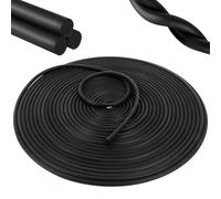 Niuny Cordon D'étanchéIté Fond de Joint Rond Ø6mm x 12M Fond de Joint Torique Mousse Noir Cordon EtanchéIté Polyéthylène EPDM Profilé de Remplissage pour Joints de Portes Fenêtres Plafonds et Murs