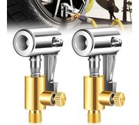 Niuny Embout Gonflage Pneu Voiture 2pcs 8mm Adaptateur Valve Embout Pompe Velo Adaptateur de Valve de Pneu de Voiture Embouts Régulation de la Pression d'air pour Air Pompe Voitures Motos et Vélos