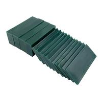 NIUPIKA Bloc de cire perdue pour sculpter des bijoux - 0,5 kg (tranches de cire verte)