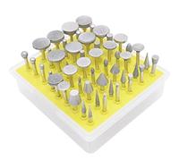 Niupika Kit de 50 tiges pour meule à diamant et bijoux, tige de 0,3 cm, grain 120
