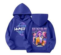 NIUREDLTD k Pop Demon Hunters,Pull à Manches Longues Vêtements pour Filles et Décontractés Hoodie Sweat à Capuche 13-14 Ans