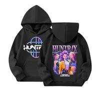 NIUREDLTD Kpop Demon Hunters,Pull à Manches Longues Vêtements pour Filles et Décontractés Hoodie Sweat à Capuche 2-3 Ans