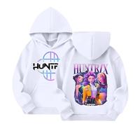 NIUREDLTD Pop Kpop Demon Hunter,Pull à Manches Longues Vêtements pour Filles et Décontractés Hoodie Sweat à Capuche 5-6 Ans