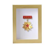 NIUSABOU Boîte de présentation pour médailles et photos, Boîte de présentation médailles multicolore plusieurs tailles(Gold,16 inches)