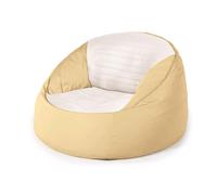 NIUSABOU Canapé Lazy Floor, Pouf Tissu Oxford Multicolore 100x90x70cm(Yellow)