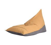 NIUSABOU Canapé Lazy Floor, Pouf Triangulaire en Cuir Lazy Sofa Chair Multicolore ML(Yellow,L)