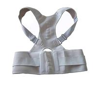 NIUSABOU Correcteur de posture masculin et féminin, Ceinture correctrice de posture for femmes et hommes, en néoprène avec aimants, multicolore, plusieurs tailles(Wit,SmallAS)