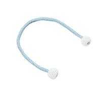 NIUSABOU Embrasses magnétiques pour Rideaux, 2 Pcs Embrasse Rideau Magnétique Clips Pompon Multicolore 45cm(Lake Blue)