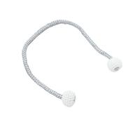 NIUSABOU Embrasses magnétiques pour Rideaux, 2 Pcs Embrasse Rideau Magnétique Clips Pompon Multicolore 45cm(Grey)