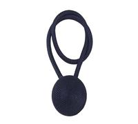 NIUSABOU Embrasses magnétiques pour Rideaux, Pince à Rideau magnétique Perle Boule embrasses Multicolore 45-50 cm 5 cm/3 2 pièces(Dark Blue)