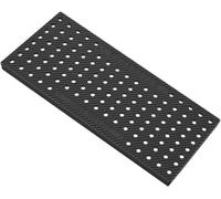 NIUSABOU Grille de Drainage, Grilles d'égout Rondes Noires for Drainage extérieur 50 x (10-30) x (2-3) cm(50x20x3cm/19.5x7.8x1.17in)