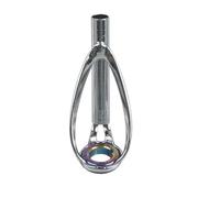 NIUSABOU Guide pour Canne à pêche, Guide de Pointe Canne à pêche, Kit réparation d'anneau en céramique, Acier Inoxydable Argent 2.2-4.0mm 7 pièces(2.6mm,14Pcs)