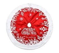 NIUSABOU Le Coussin d'arbre de Noël, Duo ER 1 pièce Jupe de Sapin Noël DIY Pull Housse Sol for décoration Mariage et Nouvel an