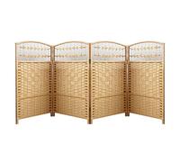 NIUSABOU Paravent Pliant pour protéger Votre intimité, Séparateur de pièce Pliant Multicolore 15,74x31,49 Pouces Paquet 4/5/6 pièces(Yellow,31.49 x 15.74in-4pcs)