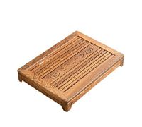 NIUSABOU Plateau à thé avec réservoir d'eau, Solid Bamboo Tea Tray Multicolor Chicken Teapot Serv Wooden(Light Yw)