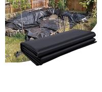 NIUSABOU Pond FlexibleLiner, 20-Mil HDPE Pond Liner for Koi Ponds Water Gardens Streams Multiple Sizes(6.0x7.60m(20x25FT))